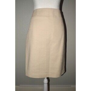 Ann Taylor Women’s Skirt Sz 10 Beige Tan Lined Career Office NWT Straight Pencil